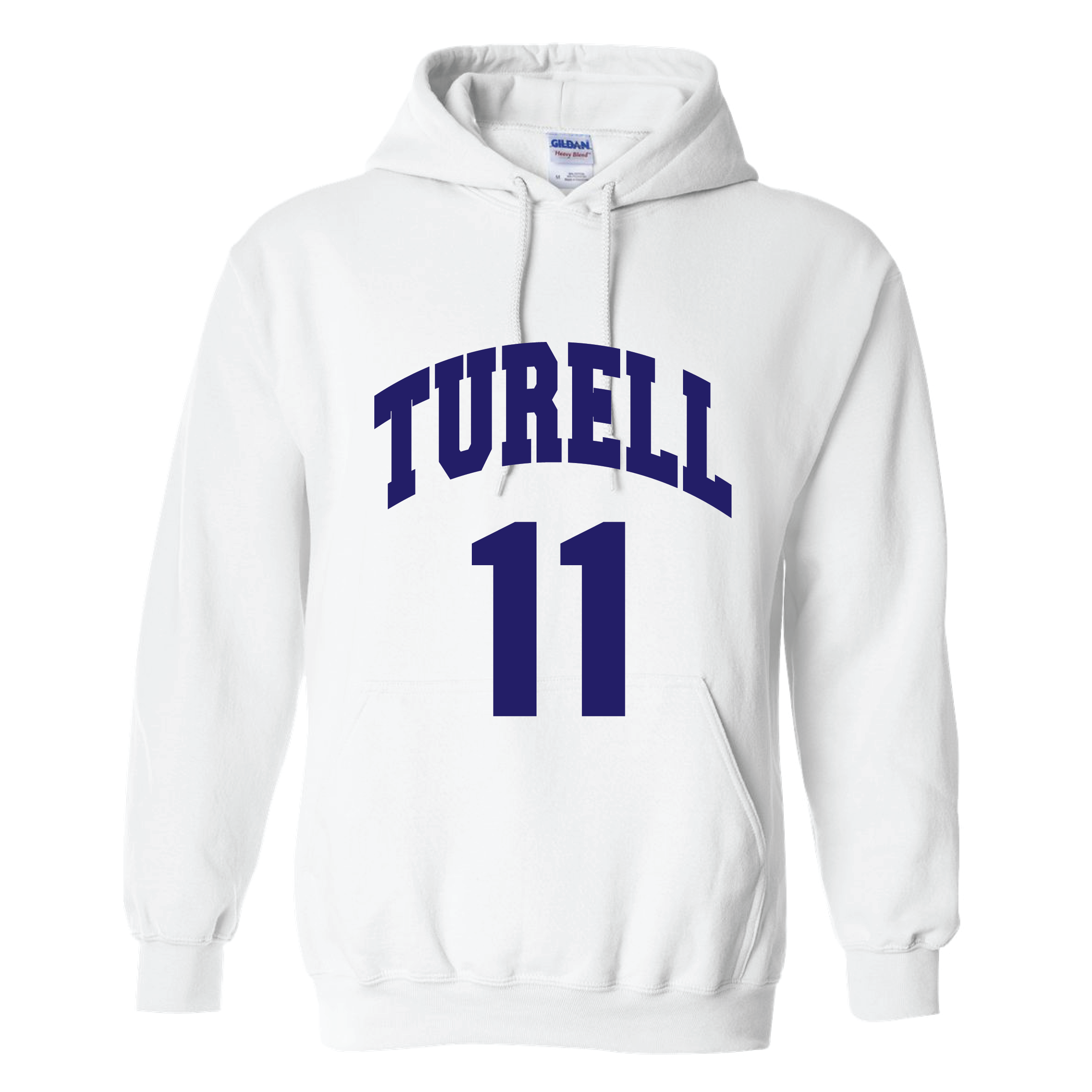 Turell 11 Soft Pullover Hoodie – White